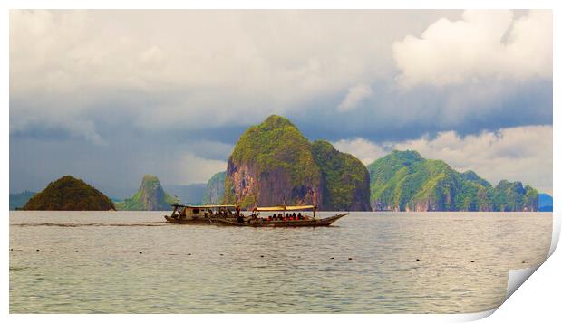 Palawan Islands Philippines Print by Clive Eariss
