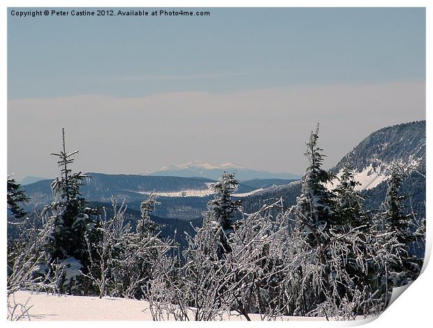 Mt Washington Print by Peter Castine