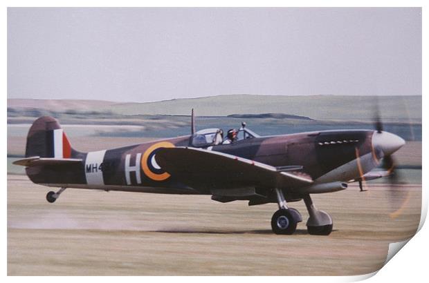Spitfire Mk.IX Print by Edward Denyer