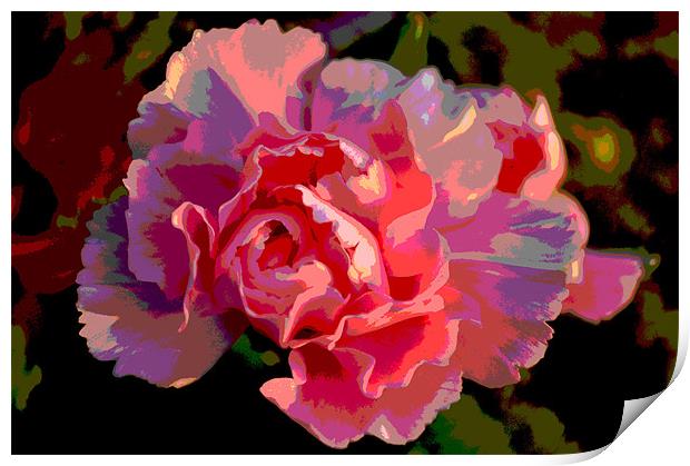 Pink flower Print by Milena Barczak