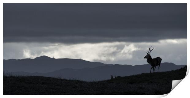 Highland Skyline Print by Macrae Images