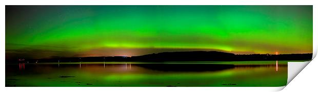   Aurora Over The Beauly Firth Print by Macrae Images