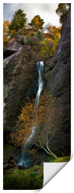 Culnaskiach Falls Print by Macrae Images