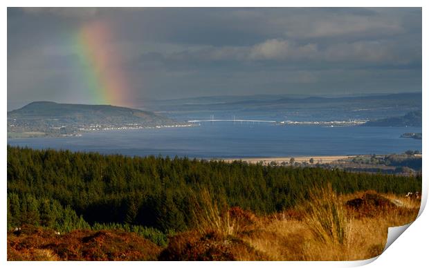 View Down the Beauly Firth  Print by Macrae Images