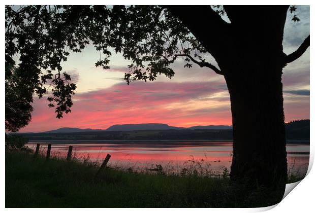 Beauly Firth Sunset Print by Macrae Images