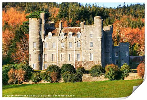 Castlewellan Castle Print by Raymond Spiers