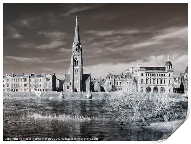 Tay Street, Perth Print by Fraser Hetherington