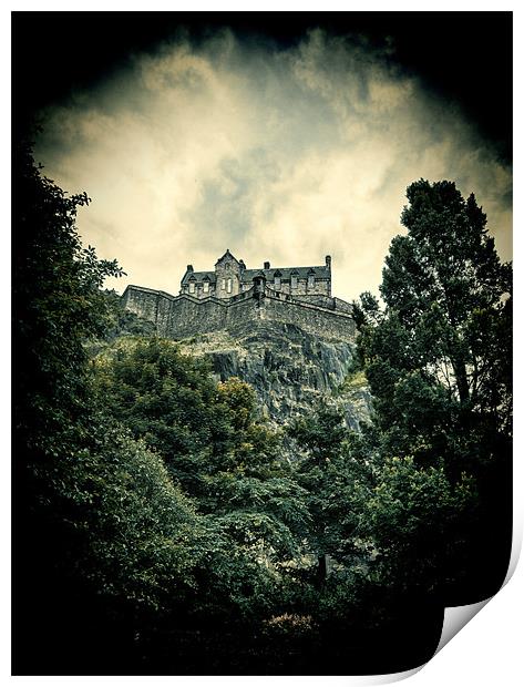 Castle Rock Print by Fraser Hetherington