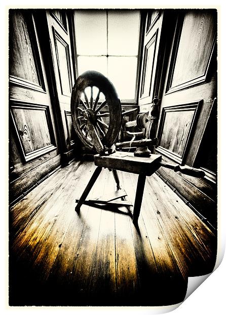 The Spinning Wheel Print by Fraser Hetherington