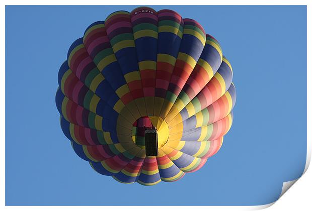 Hot Air Balloon Print by Ian Shadlock