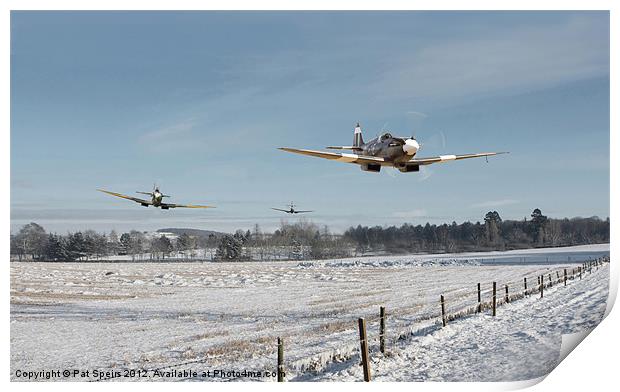 Spitfires Low-level Print by Pat Speirs