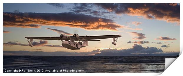 PBY Catalina - Western Islands Print by Pat Speirs
