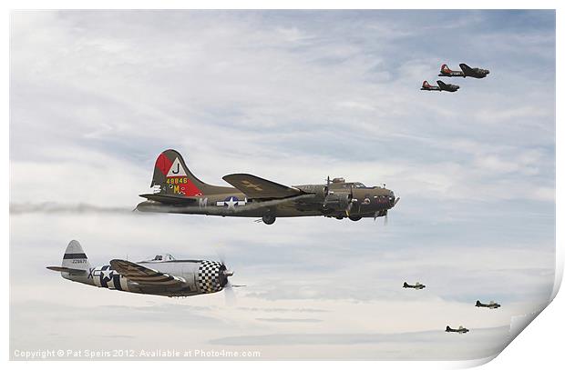 B17- A Helping Hand Print by Pat Speirs