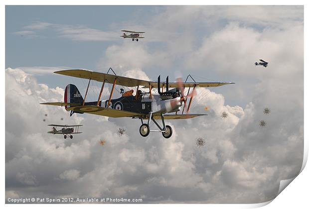 WW1 - RE8 Aircraft Print by Pat Speirs