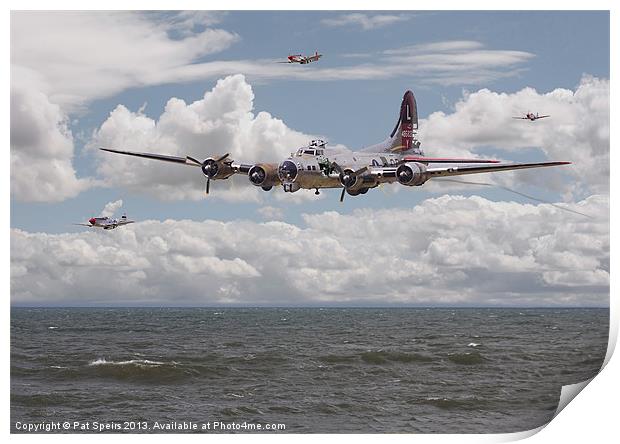 B17 - The Hardest Mile Print by Pat Speirs