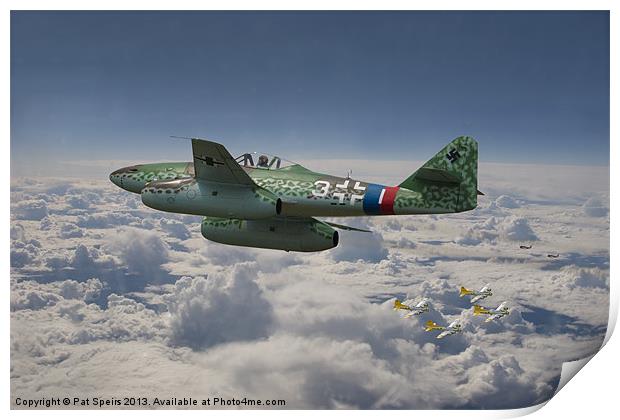 Me262 - Stormbird Print by Pat Speirs