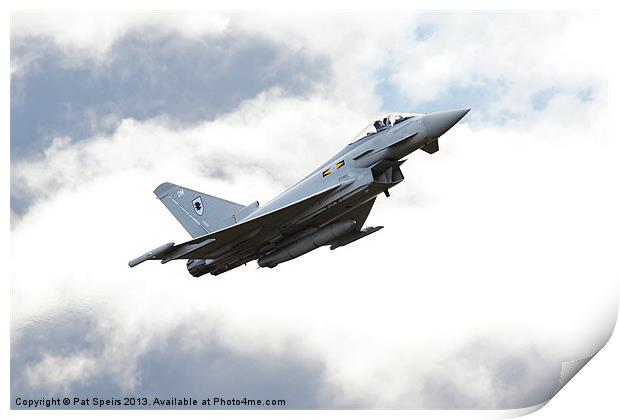 RAF - Typhoon  Ad Astra Print by Pat Speirs