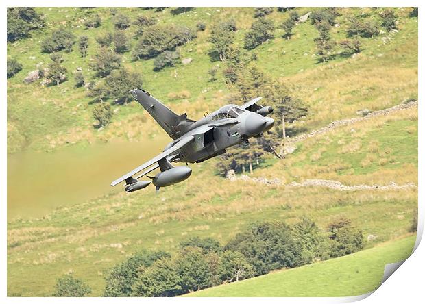 RAF Tornado - Mach Loop, Wales Print by Pat Speirs