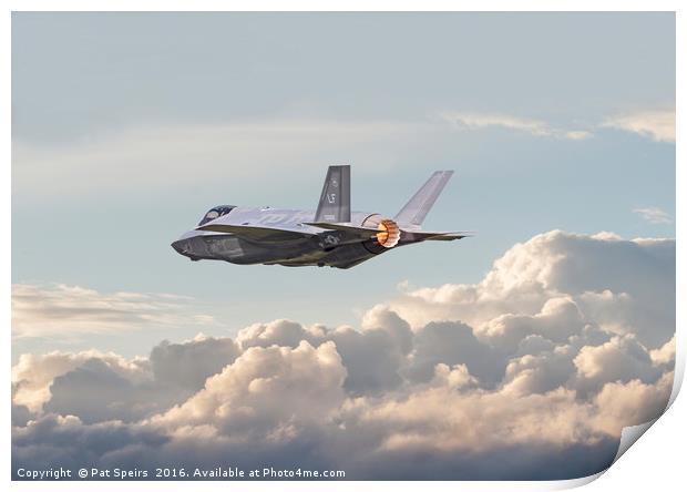 F35 -- Into the Future Print by Pat Speirs