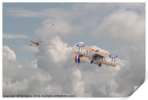 WW1 - The Fokker Scourge - Eindecker Print by Pat Speirs