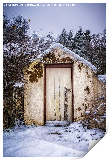 The Garden Toilet Print by Ann Garrett