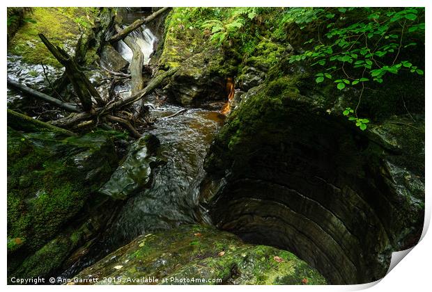 Devils Bridge Ceredigion \wales 8 Print by Ann Garrett