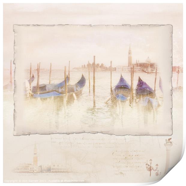 Venice Paperie Print by Ann Garrett