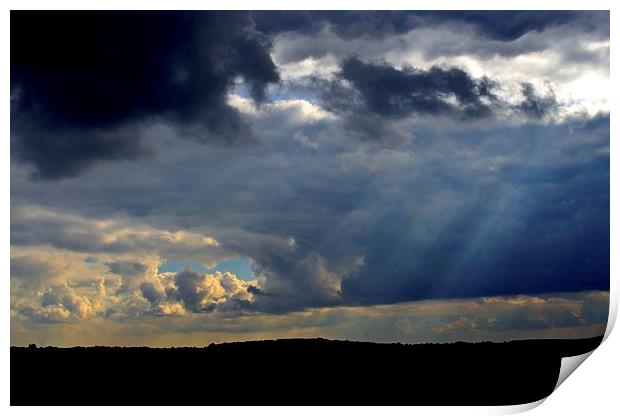 RAYS OF LIGHT Print by David Atkinson