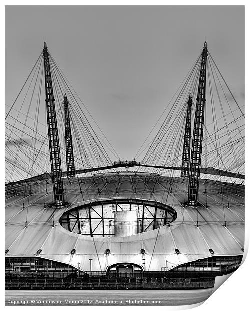 The O2 structure Print by Vinicios de Moura