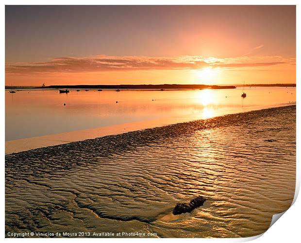 River Medway Sunrise III - Nuclear Explosion Print by Vinicios de Moura