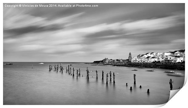 Old Swanage Pier Print by Vinicios de Moura