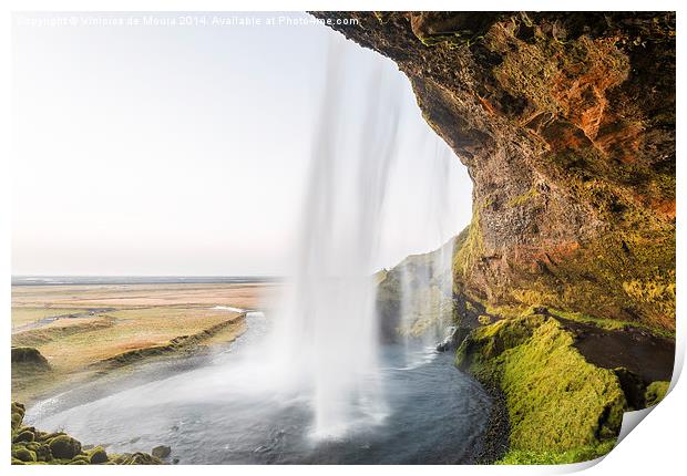 Seljalandsfoss, Iceland Print by Vinicios de Moura