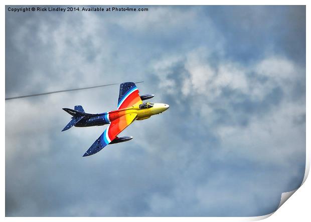 Hunter F58a Miss Demeanour Print by Rick Lindley