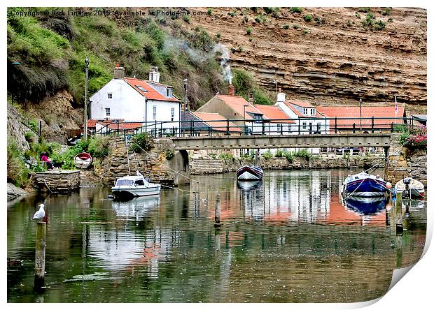  Staithes Print by Rick Lindley