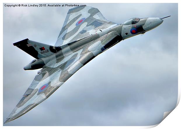  XH 558 Print by Rick Lindley