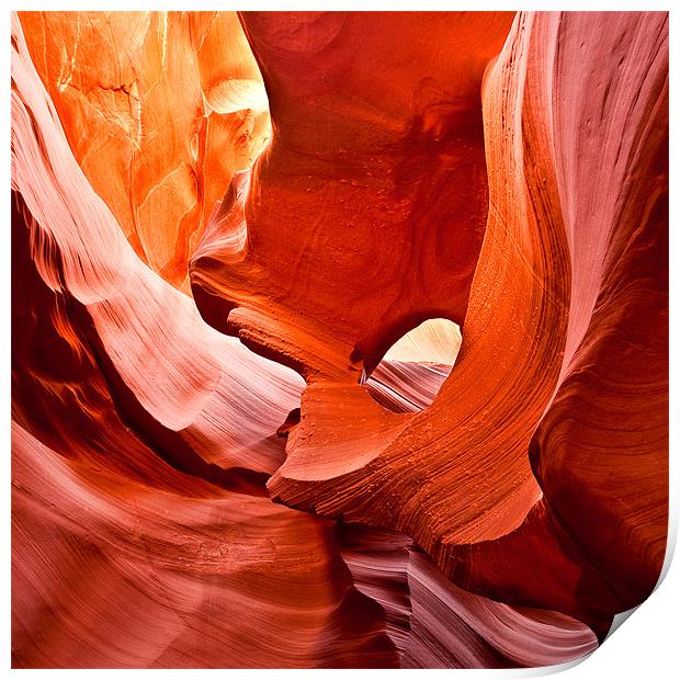 Lower Antelope Canyon,Page,Arizona Print by Keith Barker