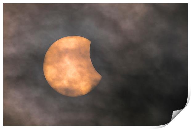 Eclipsed Sun with sunspot Print by Natures' Canvas: Wall Art  & Prints by Andy Astbury