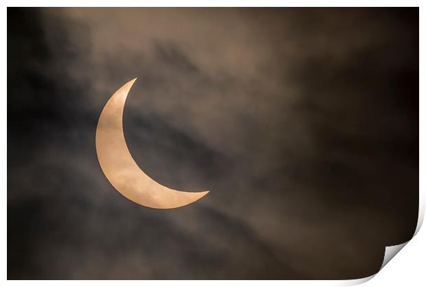 Partial Solar Eclipse Print by Natures' Canvas: Wall Art  & Prints by Andy Astbury