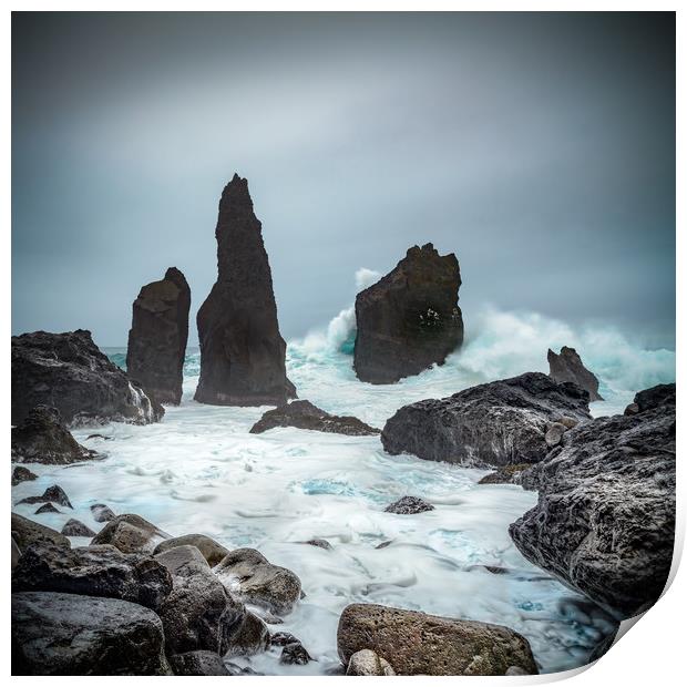 Stormy Iclandic Seas Print by Natures' Canvas: Wall Art  & Prints by Andy Astbury