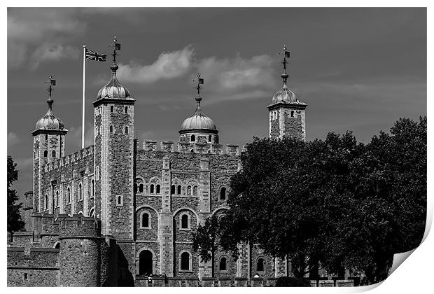 Tower of London Print by David Tyrer