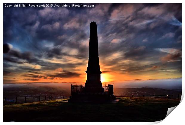  Werneth low Print by Neil Ravenscroft