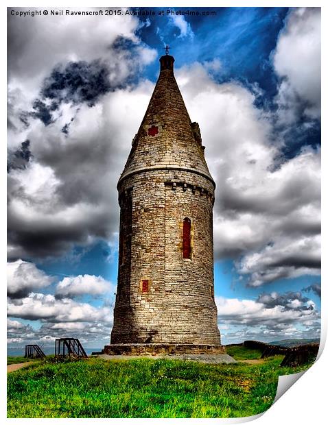  Hartshead Pike Print by Neil Ravenscroft