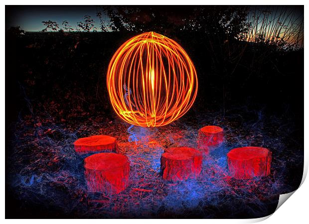 Fireball Print by Gavin Wilson