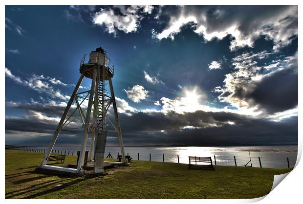 Silloth on Solway lighthouse Print by Gavin Wilson