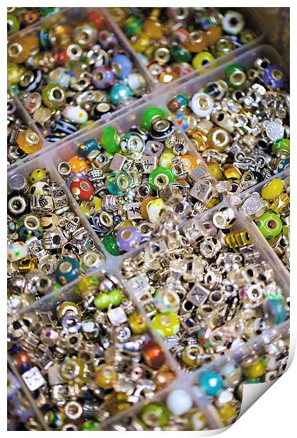 Necklace/Bracelet Beads Print by David Yeaman