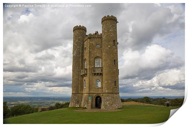 Broadway Tower,Worcecestershire, UK Print by Pauline Tims