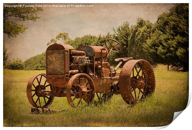  Rusty Relic Print by Pauline Tims