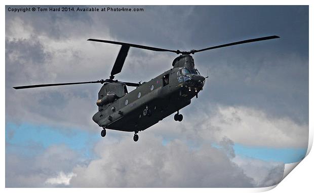  The Chinook Print by Tom Hard