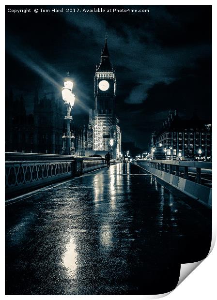 Westminster Bridge Print by Tom Hard