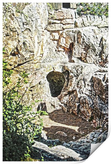 Entering Cave of the Winds Print by Judy Hall-Folde